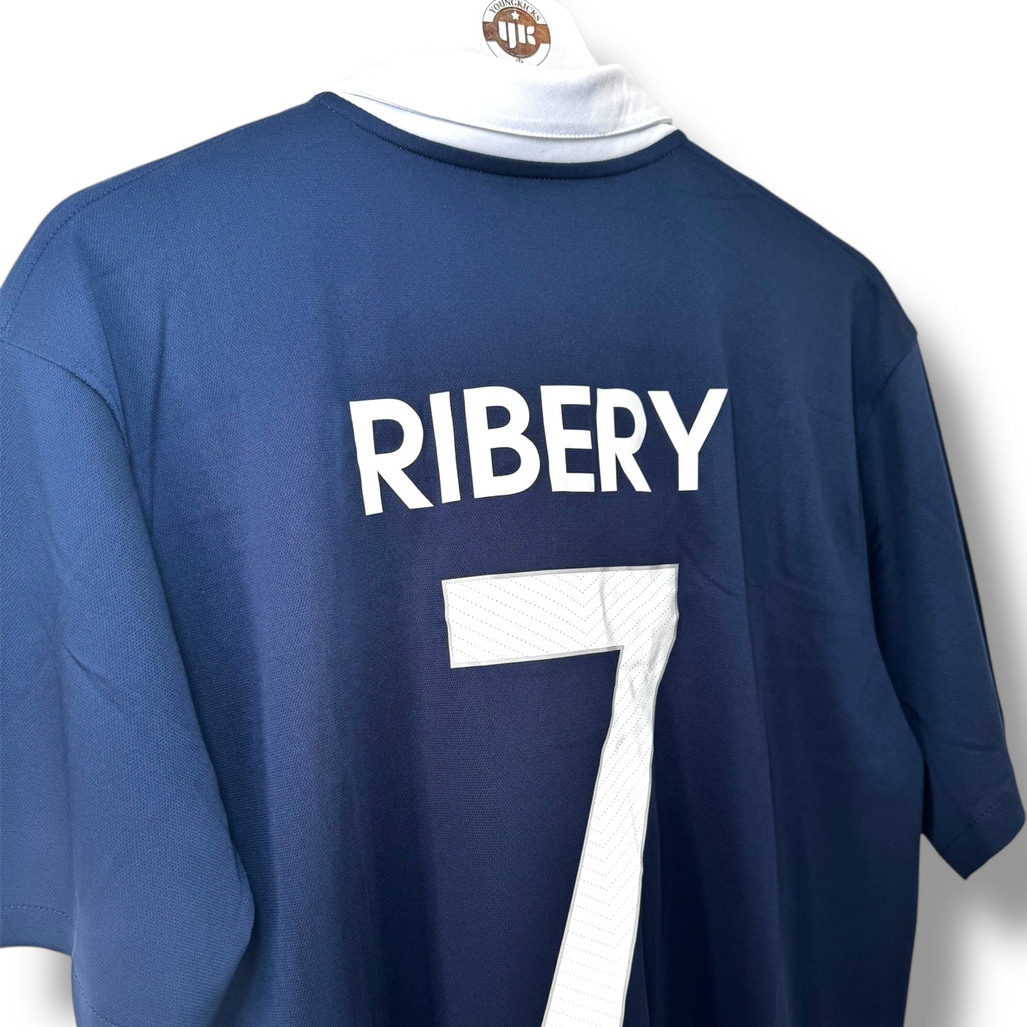 YK Ribery France 2014 retro Home Jersey
