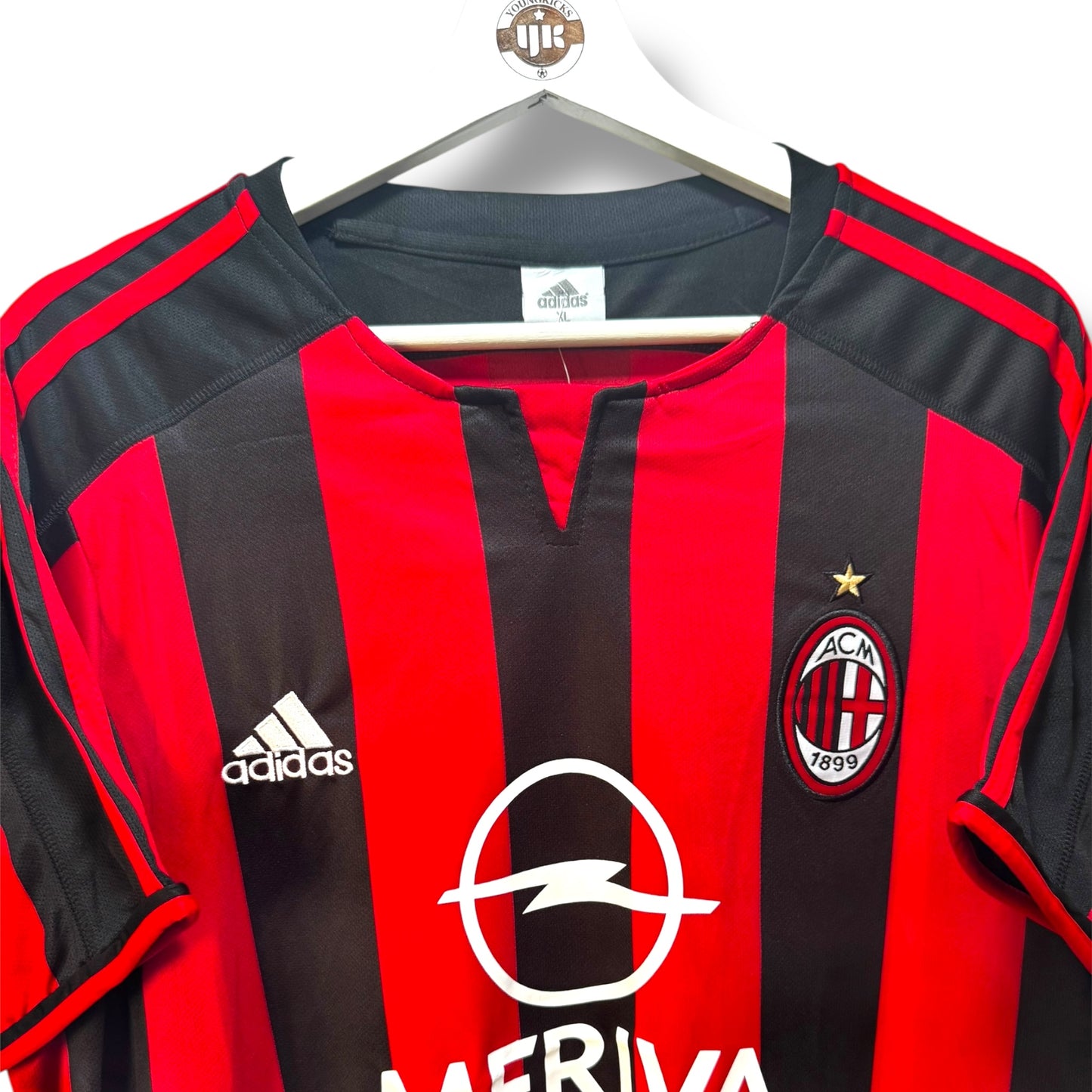 YK Cafu AC Milan 2003/04 retro Home Jersey