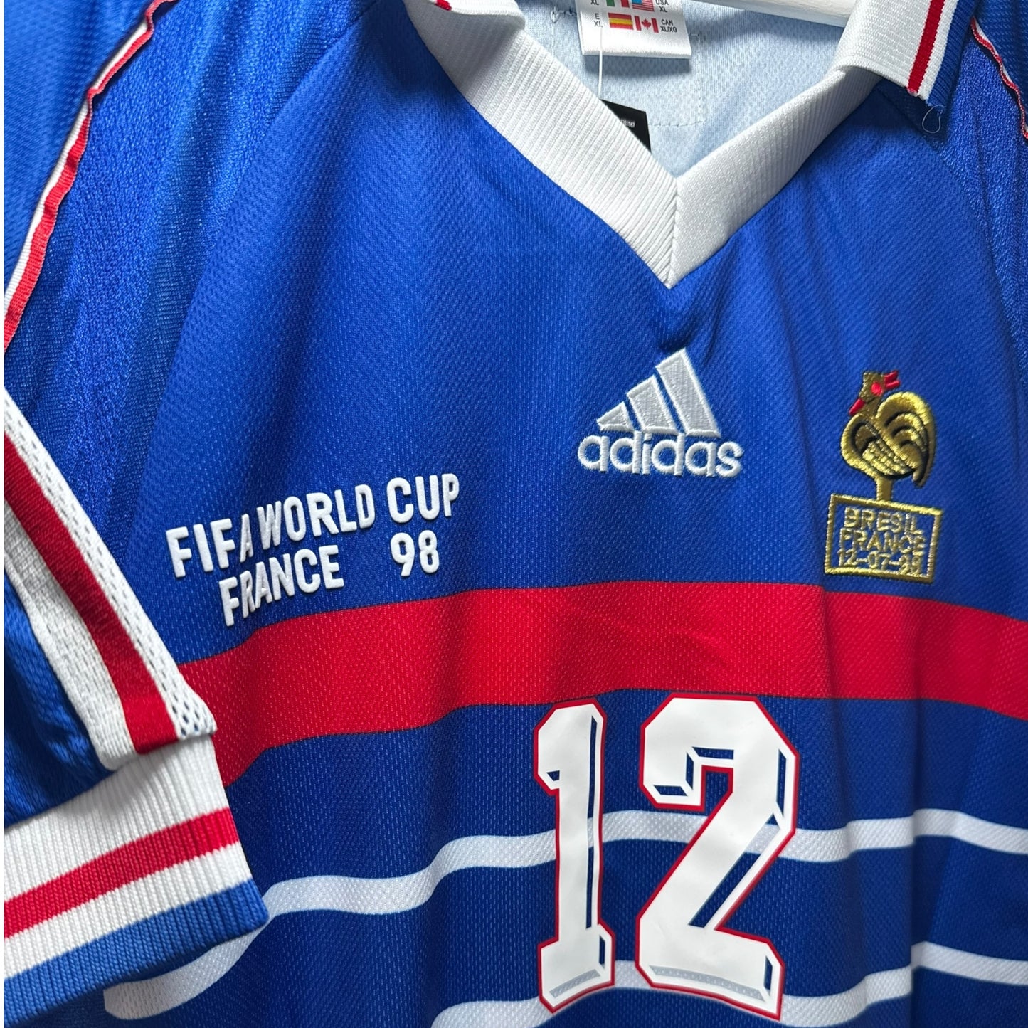 YK Henry France 1998 World Cup retro Home Jersey