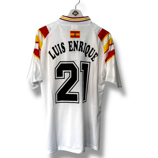 YK Luis Enrique Spain 1996 retro Home Jersey