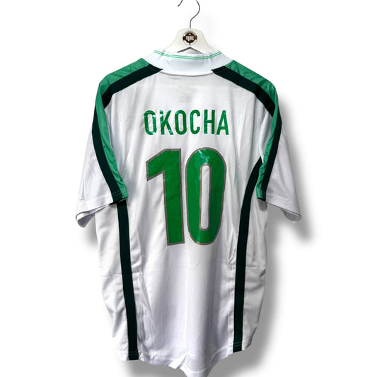 YK Okocha Nigeria 1998 retro Away Jersey