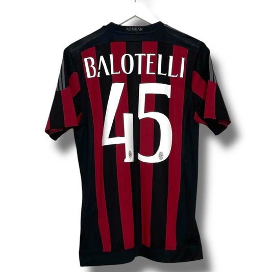 YK Balotelli AC Milan 2015/16 retro Home Jersey