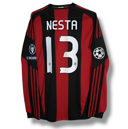 YK Nesta AC Milan 2010/11 retro Home Jersey