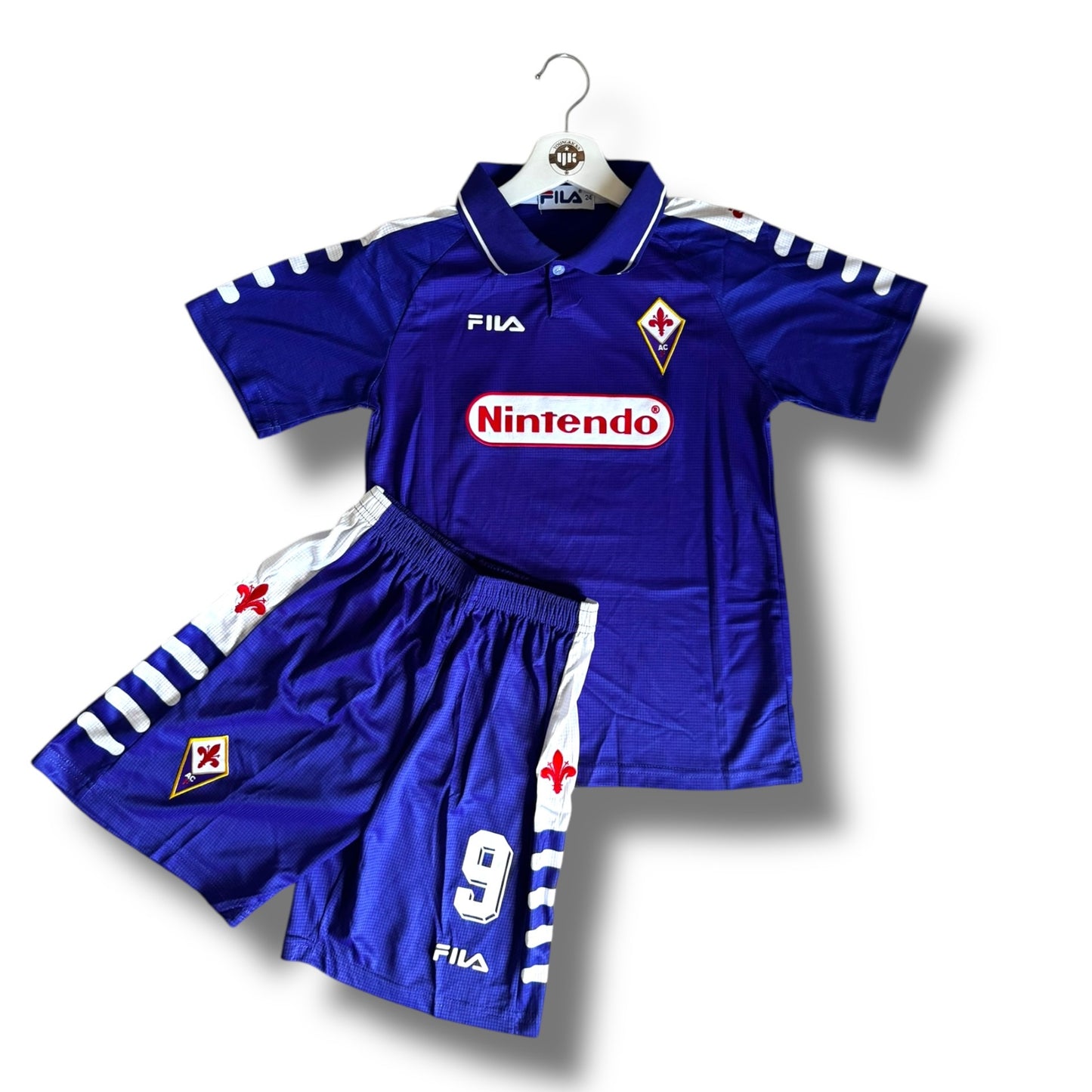 YK Kids Batistuta Fiorentina 1998/99 retro Home Kit