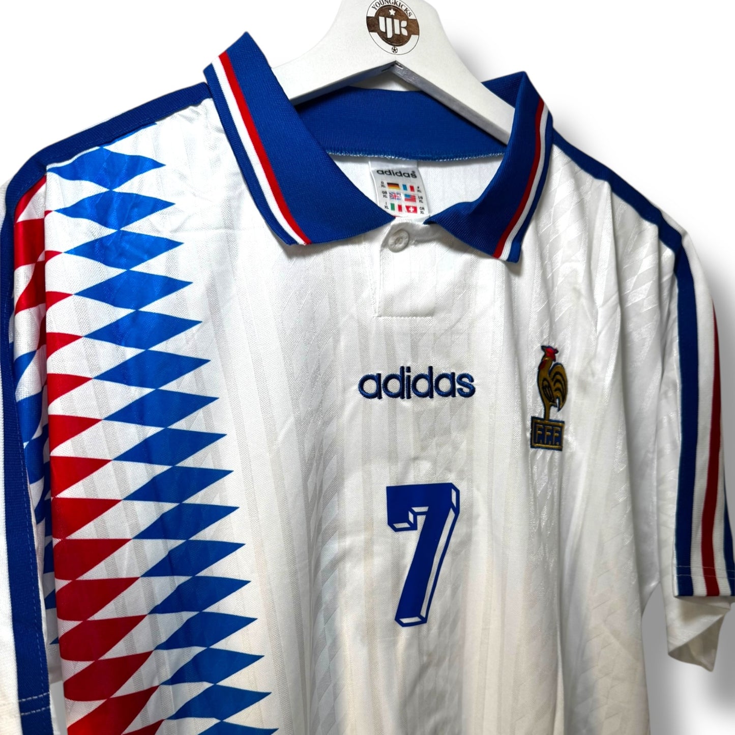 YK Cantona France 1994 retro Away Jersey