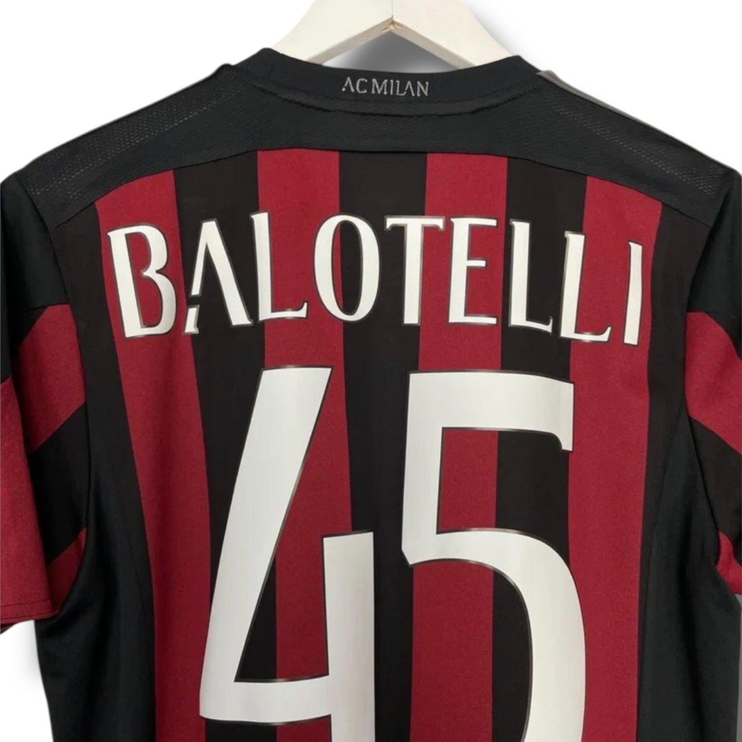 YK Balotelli AC Milan 2015/16 retro Home Jersey