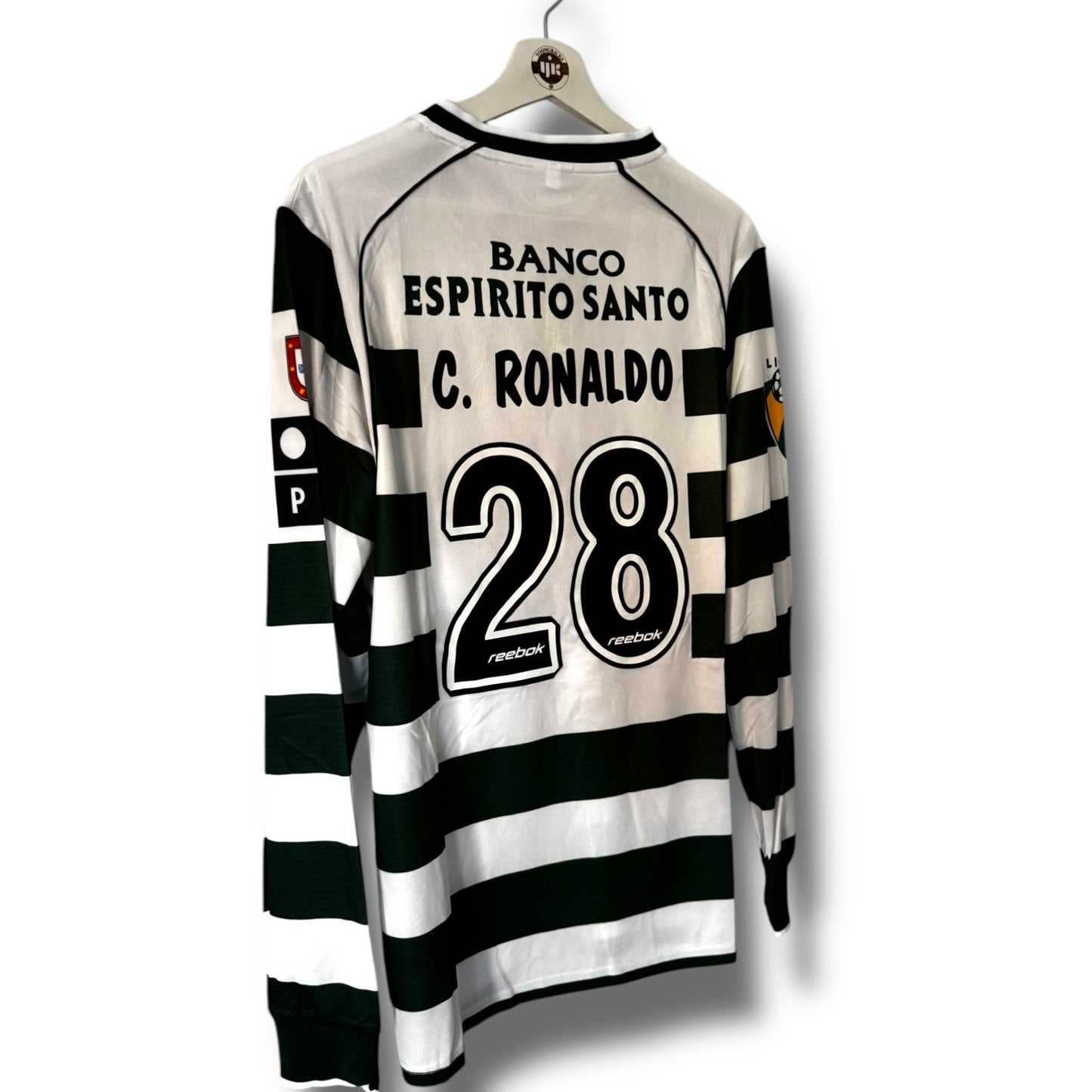 YK Christiano Ronaldo Sporting Lisbon 01/03 retro Home Jersey