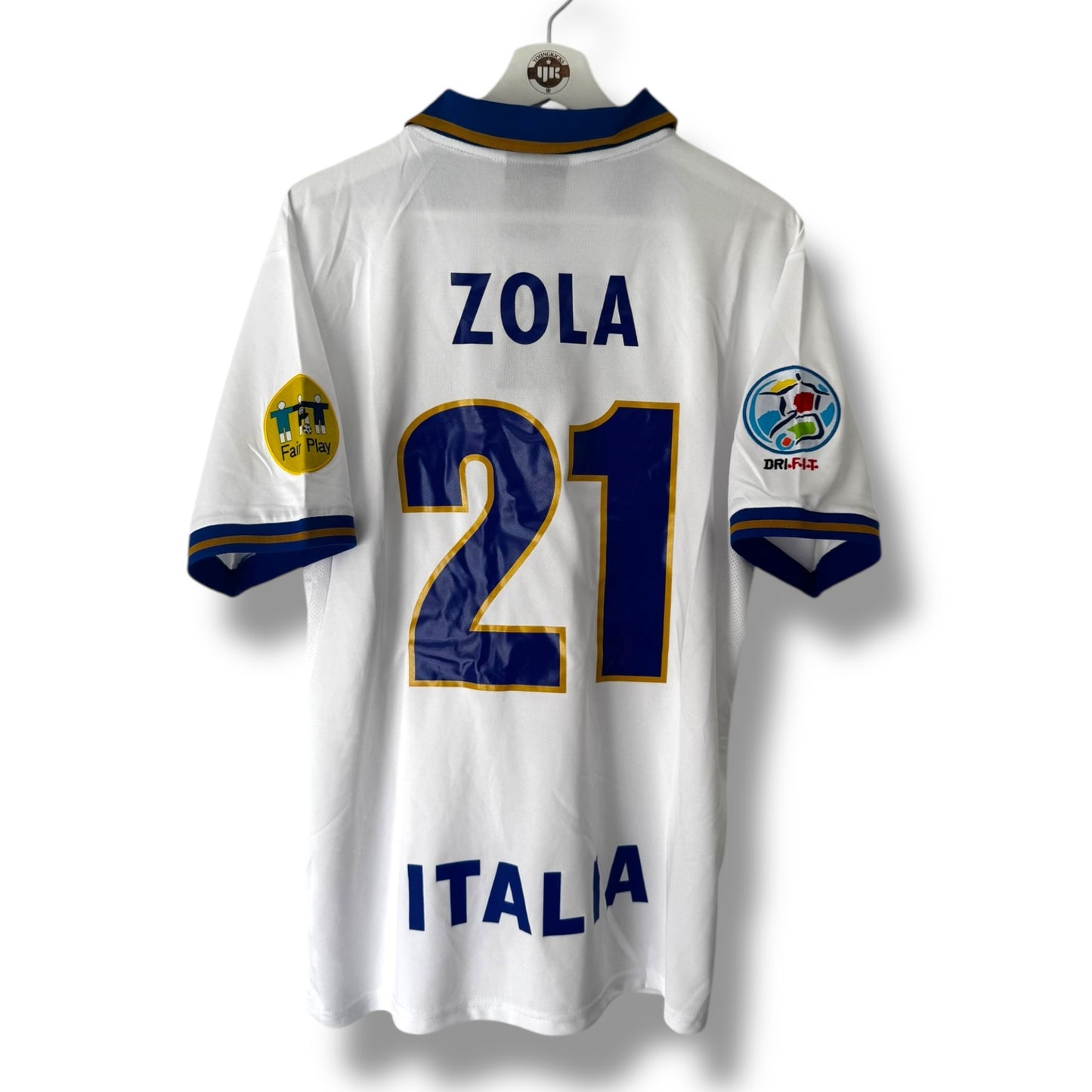 YK Zola Italy 1996 retro Away Jersey