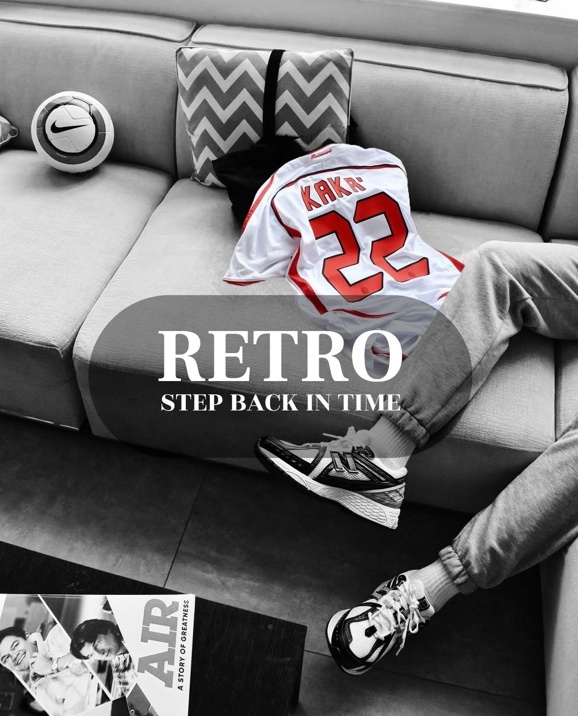 Shop retro football jerseys from Kaká and more
